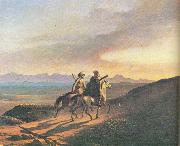 Mikhail Yurievich Lermontov Vospominanie o Kavkaze oil painting on canvas